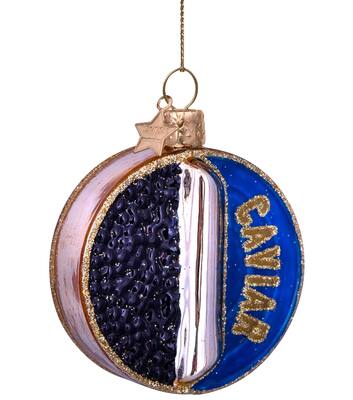 Vondels Boule de Noël en verre Caviar