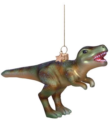 Vondels Boule de Noël en verre Dinosaure T-Rex