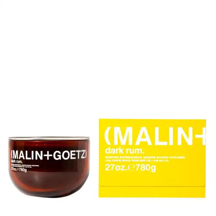 Malin+Goetz Dark Rum Super Bougie Parfumée
