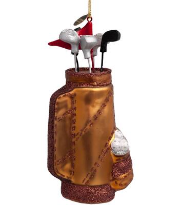 Vondels Boule de Noël en verre Sac de golf