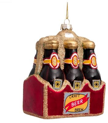 Vondels Boule de Noël en verre Pack de bières